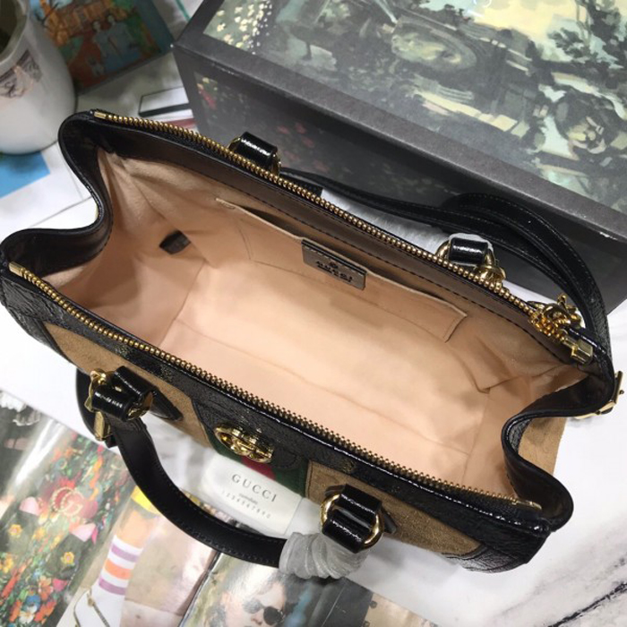 Gucci Ophidia Small Suede Tote Bag 547551 Camel 2018