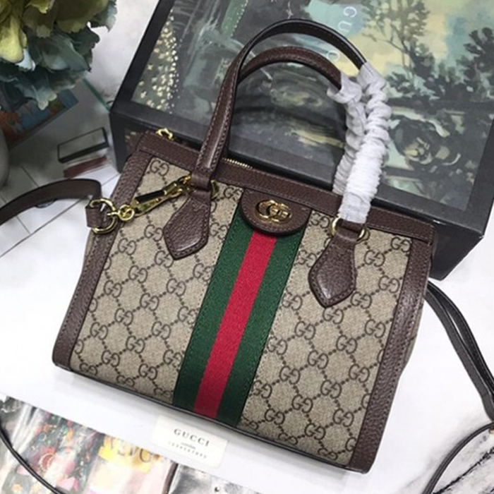 Gucci Ophidia Small GG Tote Bag 547551 Beige 2018