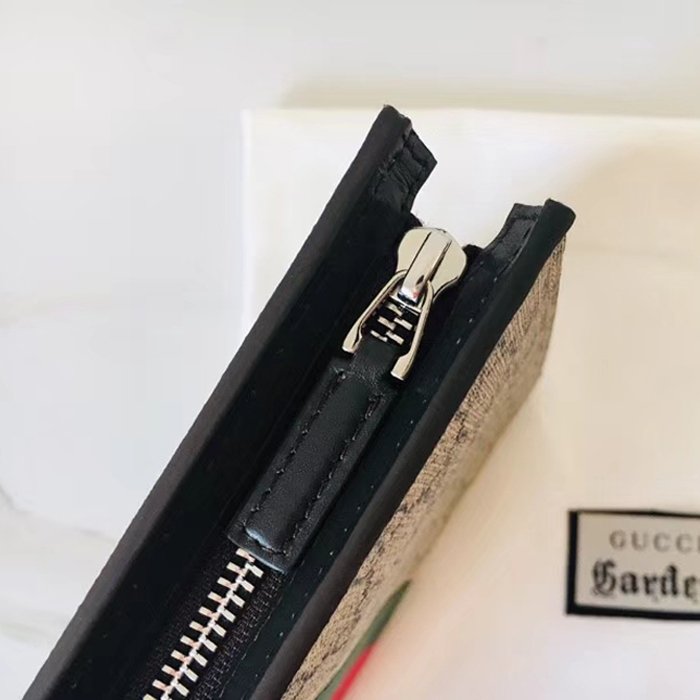 Gucci Mens GG Supreme Web Pouch 475316 Beige 2018