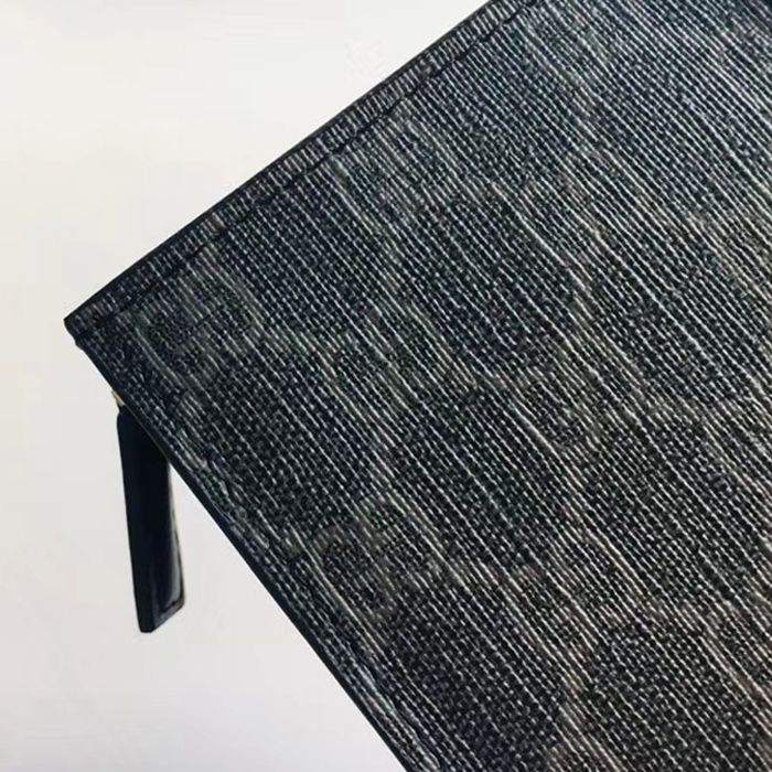 Gucci Mens GG Supreme Web Pouch 475316 Black Grey 2018