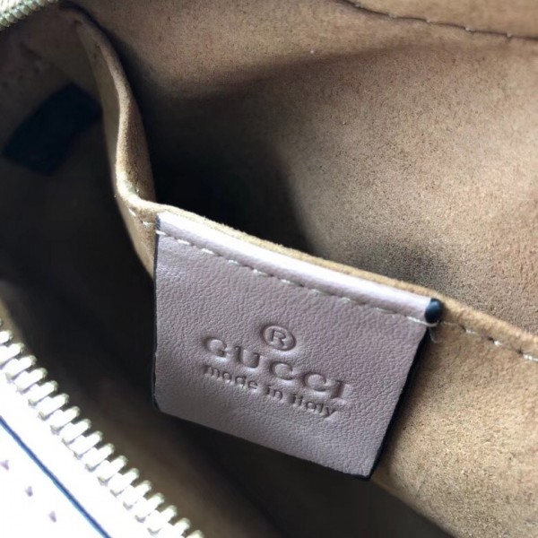Gucci GG Marmont Matelassé Clutch 443438 Dusty Pink  2018