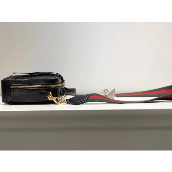 Gucci Ophidia Suede Small Shoulder Bag 550622 Black 2018
