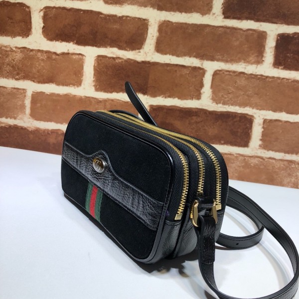 Gucci Ophidia Suede Mini Bag 546597 Black 2018