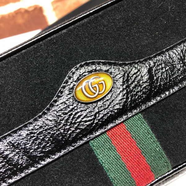 Gucci Ophidia Suede Mini Bag 546597 Black 2018