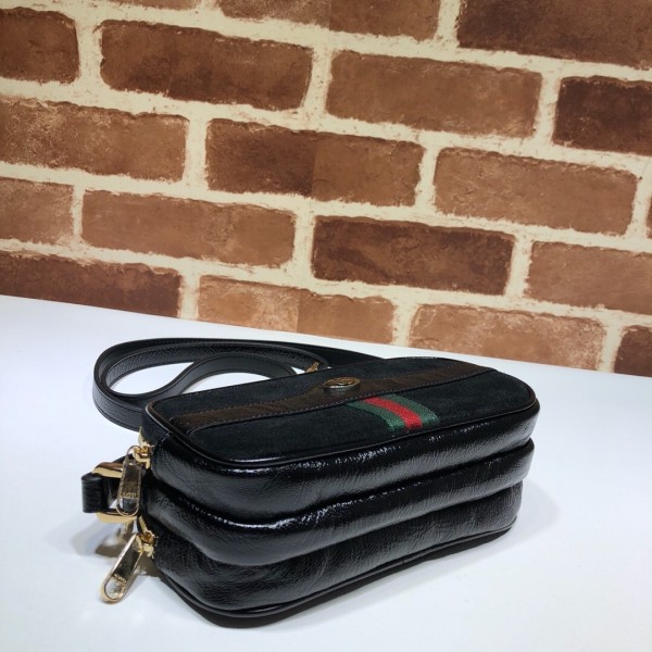 Gucci Ophidia Suede Mini Bag 546597 Black 2018