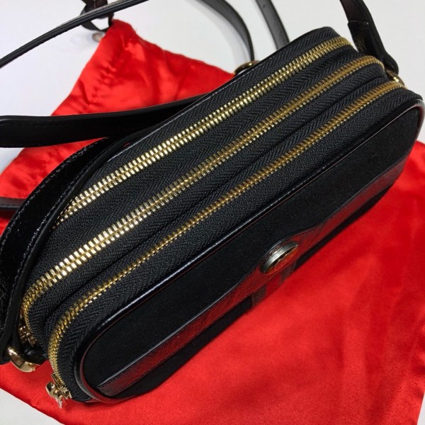 Gucci Ophidia Suede Mini Bag 546597 Black 2018
