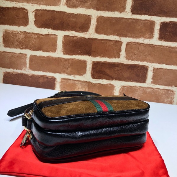 Gucci Ophidia Suede Mini Bag 546597 Brown 2018