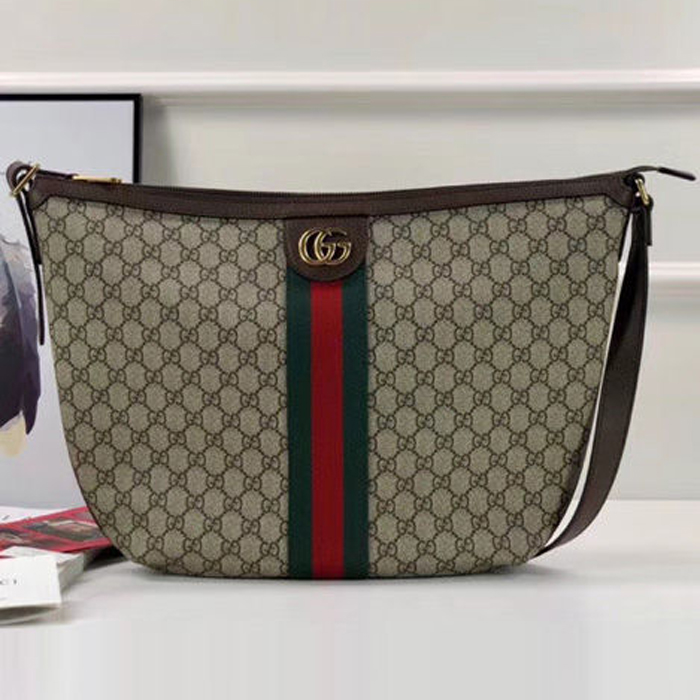 Gucci Ophidia GG Shoulder Bag 547939 Dark Coffee