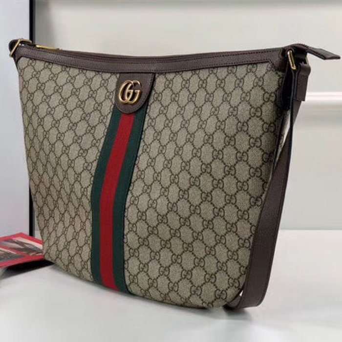 Gucci Ophidia GG Shoulder Bag 547939 Dark Coffee