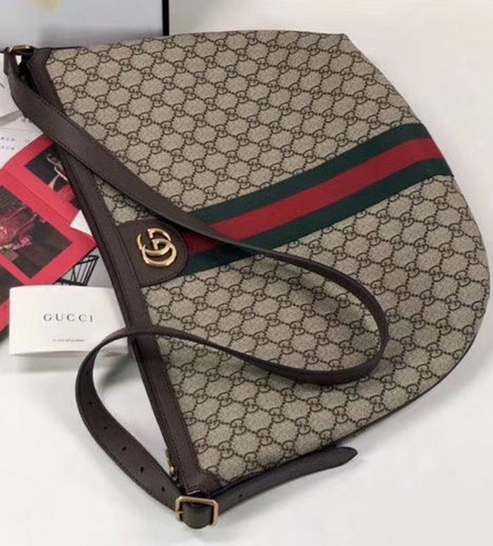 Gucci Ophidia GG Shoulder Bag 547939 Dark Coffee
