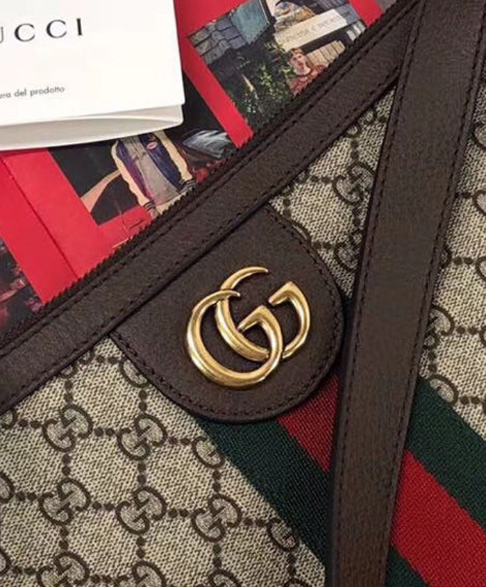 Gucci Ophidia GG Shoulder Bag 547939 Dark Coffee