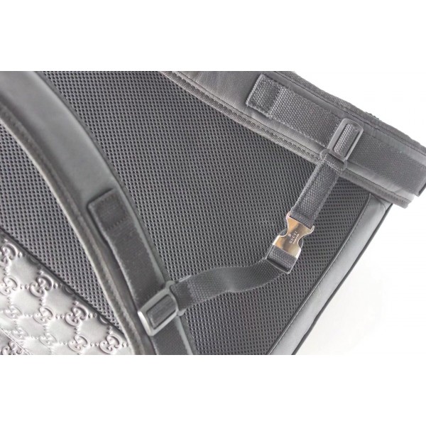 Gucci Signature Leather Backpack 450958 Black 2018