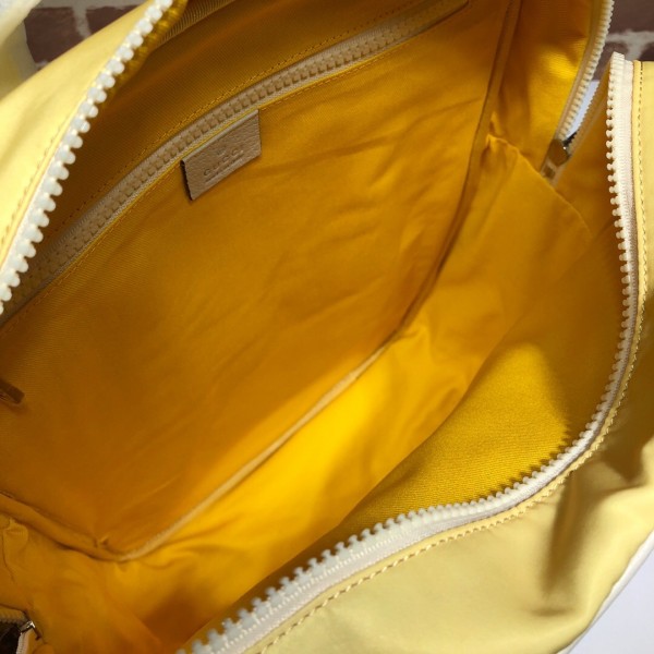 Gucci Medium Backpack with Interlocking G Print 536724 Yellow 2018