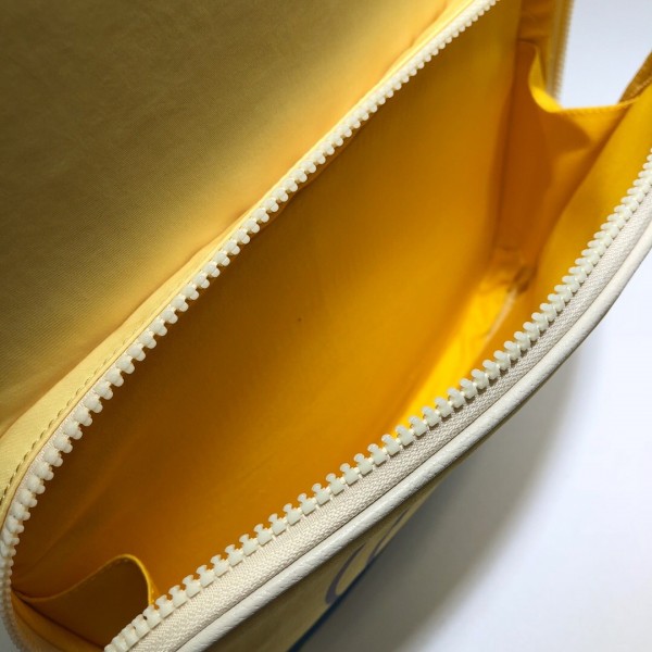 Gucci Medium Backpack with Interlocking G Print 536724 Yellow 2018