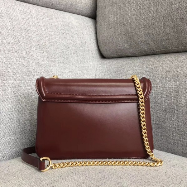 Gucci Interlocking G Horsebit Rajah Small Shoulder Bag 537243 Burgundy 2019