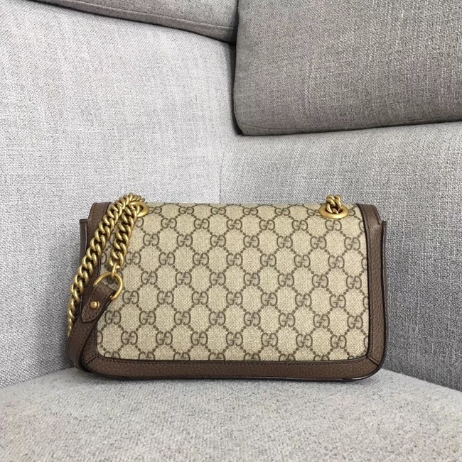 Gucci Ophidia GG Supreme small shoulder bag 443497 brown 