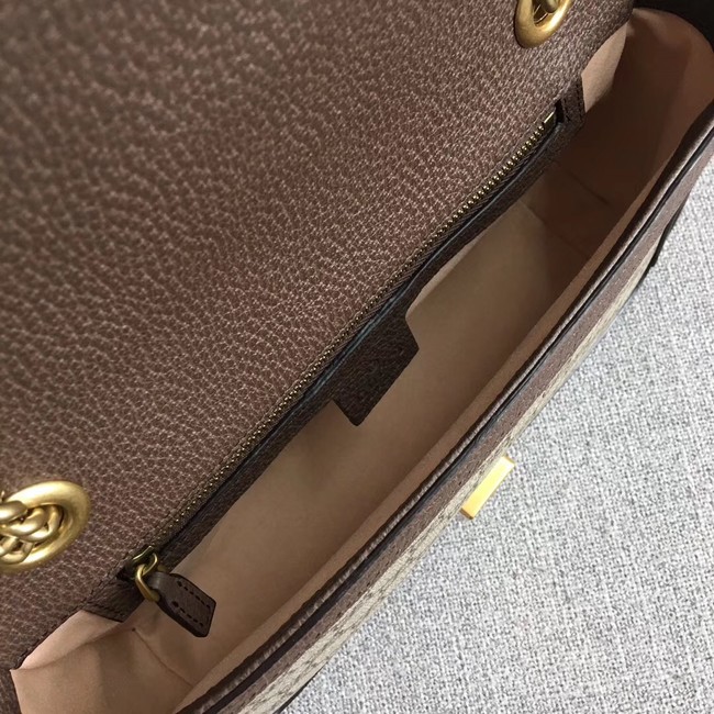 Gucci Ophidia GG Supreme small shoulder bag 443497 brown 