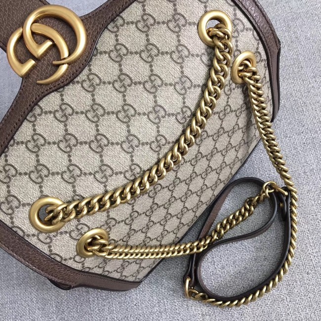 Gucci Ophidia GG Supreme small shoulder bag 443497 brown 