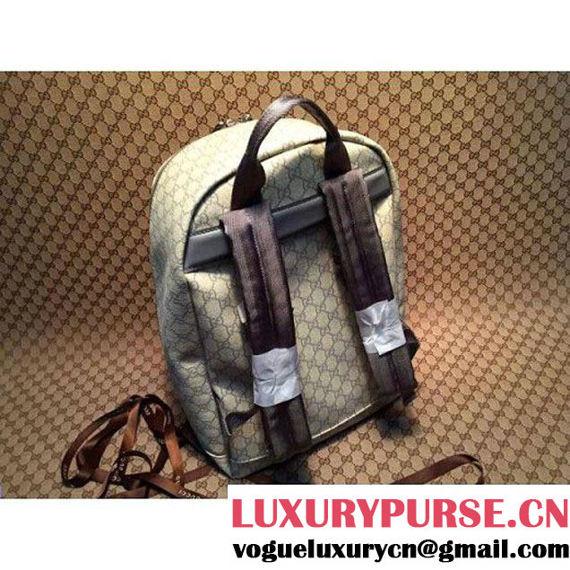 Gucci GG Supreme Canvas Backpack White (2a025-1581 )