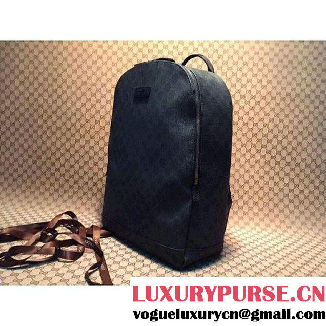 Gucci GG Supreme Canvas Backpack Black (2a025-1582 )