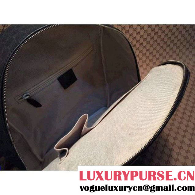 Gucci GG Supreme Canvas Backpack Black (2a025-1582 )
