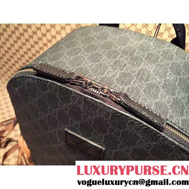 Gucci GG Supreme Canvas Backpack Black (2a025-1582 )