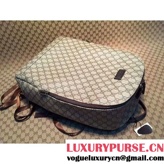 Gucci GG Supreme Canvas Backpack Grey (2a025-1583 )