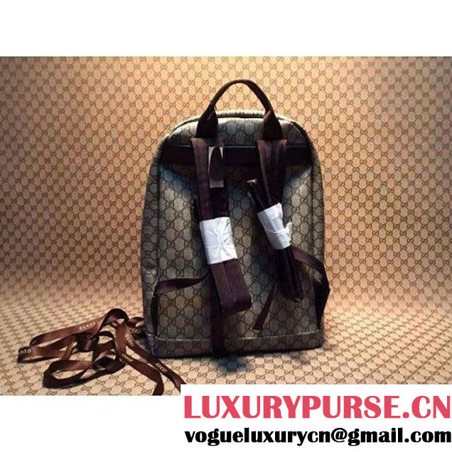 Gucci GG Supreme Canvas Backpack Grey (2a025-1583 )