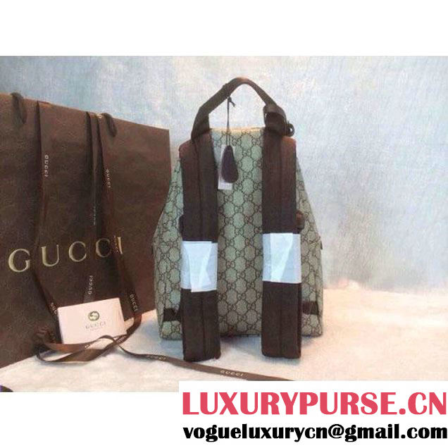 Gucci GG Supreme Canvas Backpack 271327 (1b77-120 )