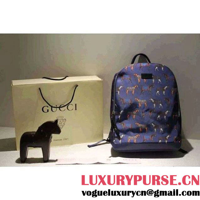 Gucci 353476 Horse Print Backpack (SPM-081405 )
