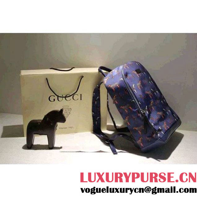 Gucci 353476 Horse Print Backpack (SPM-081405 )