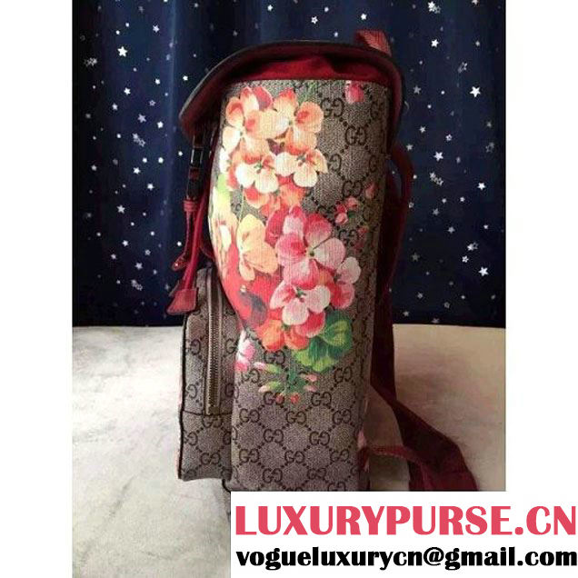 Gucci 405019 Blooms Backpack Burgundy 2015 (1A171-082805 )