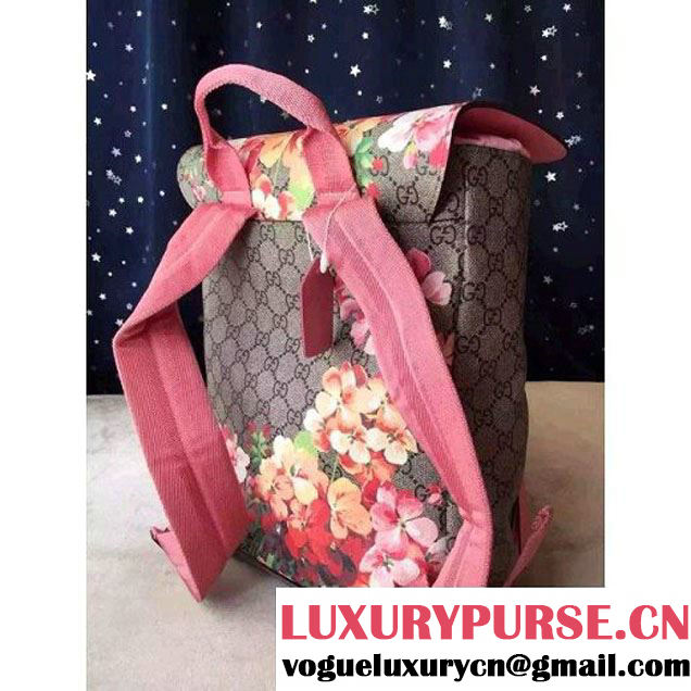 Gucci 405019 Blooms Backpack Pink 2015 (1A171-082806 )