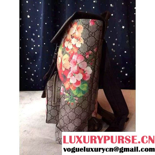 Gucci 405019 Blooms Backpack Brown 2015 (1A171-082807 )