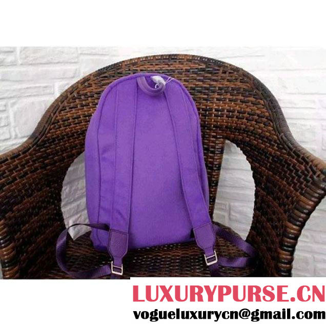 Gucci 400248 Beaded Sky Wool Backpack Purple Fall 2015 (1B067-091825 )