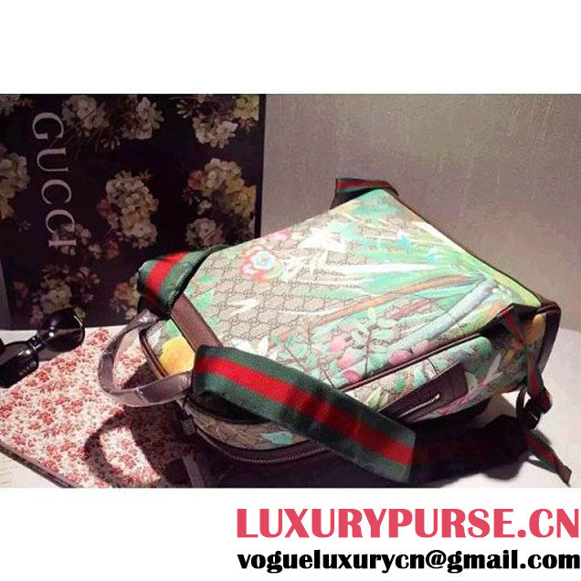 Gucci Tian GG Supreme backpack 428027 Spring Summer 2016 (SPM-6032104 )