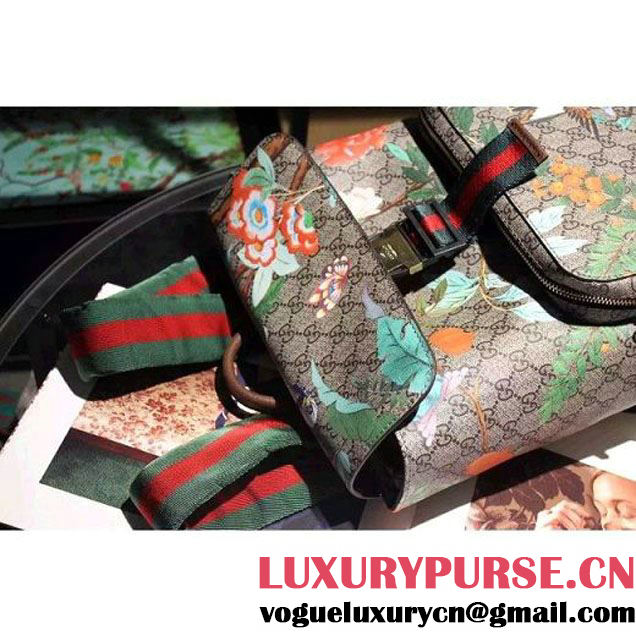 Gucci Tian GG Supreme Backpack 405019 S/S 2016 (SPM-6041103 )