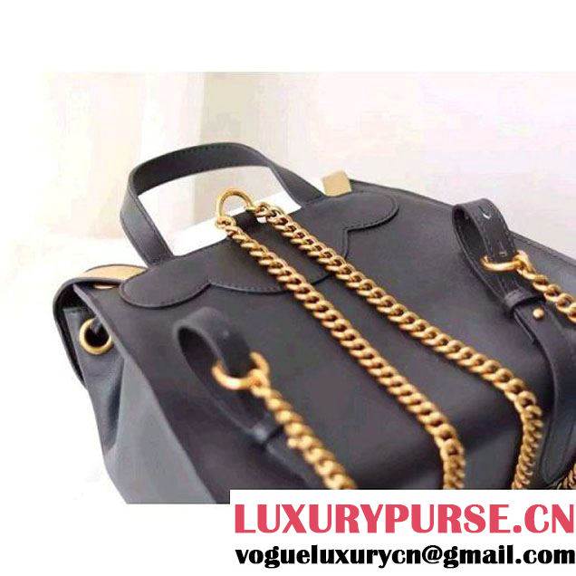 Gucci 432270 Pearl Leather Studded Backpack Bag Black/White 2016 (MH-6061620 )
