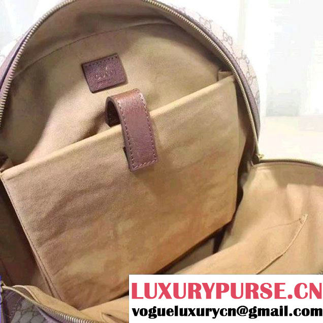 Gucci GG Supreme Canvas Embellised with Bee Backpack 2016 (XXS-6071312 )