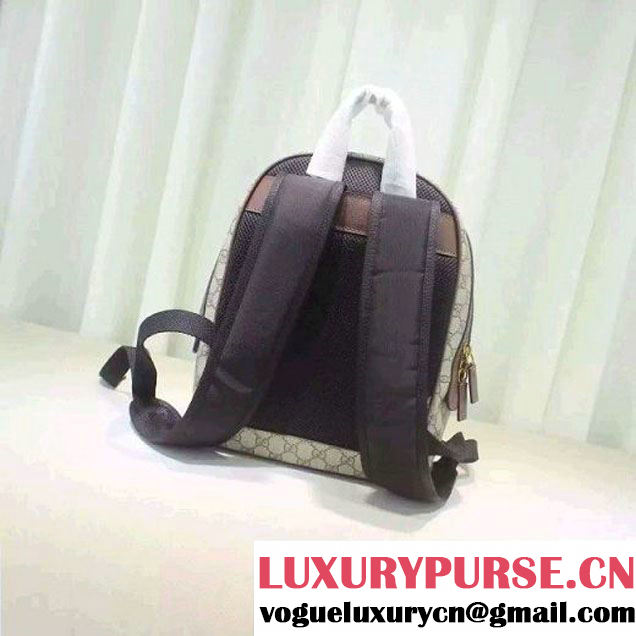 Gucci Mini GG Supreme Canvas Embellised with Bee Backpack 2016 (XXS-6071313 )