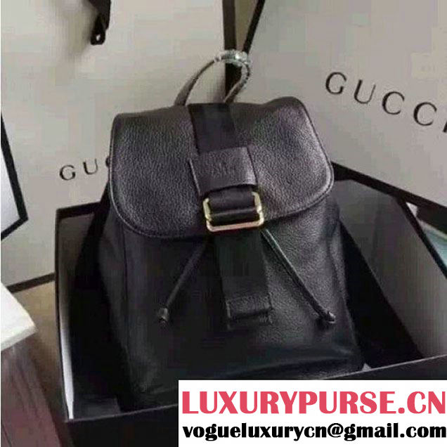 Gucci Jackie Soft Calfskin Backpack 352016 Black 2016 (MH-6081113 )