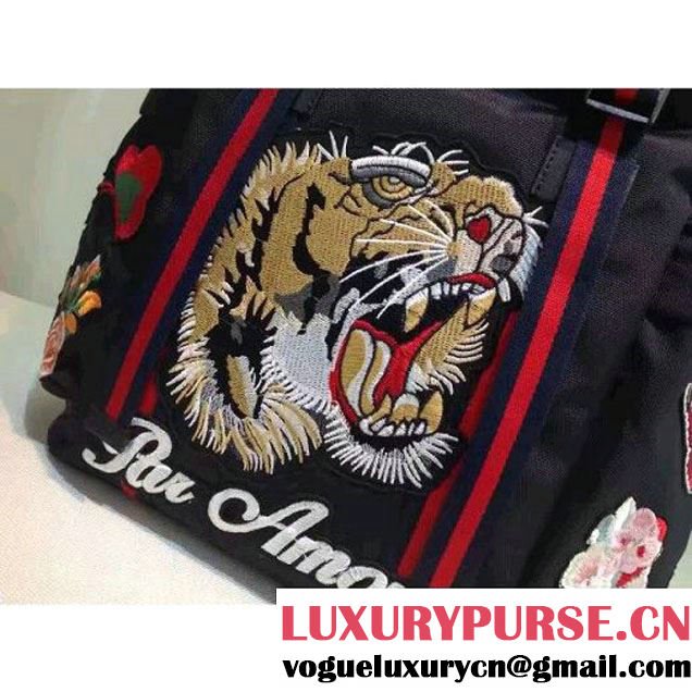 Gucci Techno Canvas Techpack With Tiger Embroidered 429037  2016 (XYS-6120104 )