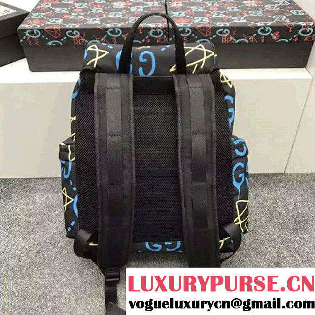 Gucci GucciGhost Canvas Techpack 429037 Black 2016 (SPM-6120105 )