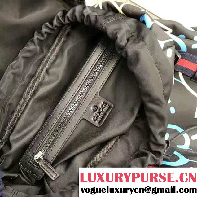Gucci GucciGhost Canvas Techpack 429037 Black 2016 (SPM-6120105 )