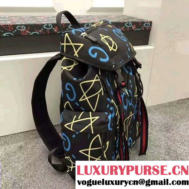 Gucci GucciGhost Canvas Techpack 429037 Black 2016 (SPM-6120105 )
