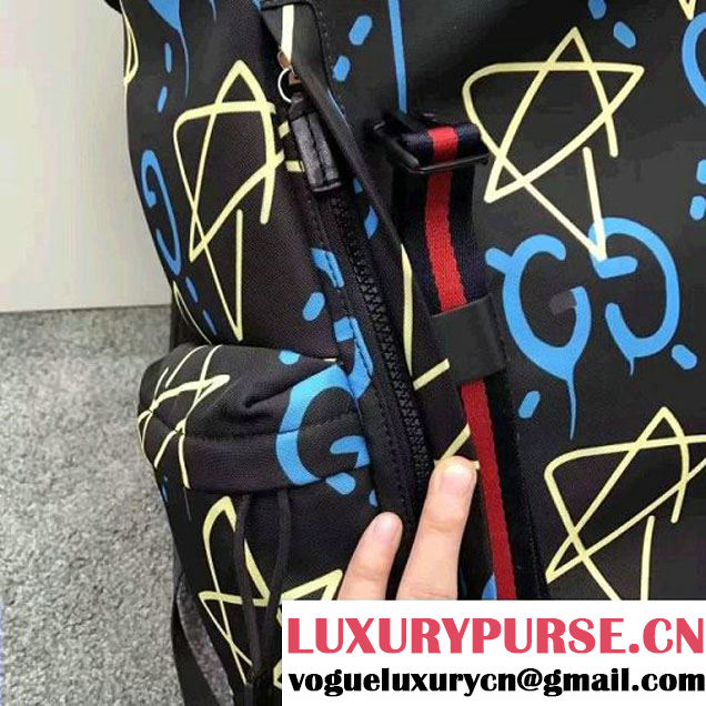 Gucci GucciGhost Canvas Techpack 429037 Black 2016 (SPM-6120105 )