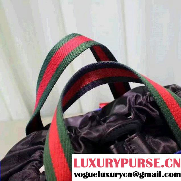 Gucci Techno Canvas Drawstring Backpack 450979 Blue 2016 (XYS-6120108 )