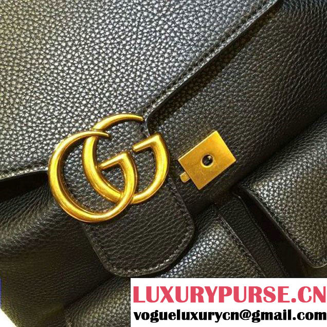 Gucci GG Marmont Leather Backpack 429007 Black 2016 (XYS-6121402 )