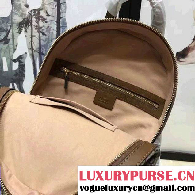 Gucci Exclusive GG Supreme Backpack Flower/Butterflies Embroidery 427042 2017 (2A010-7012001 )