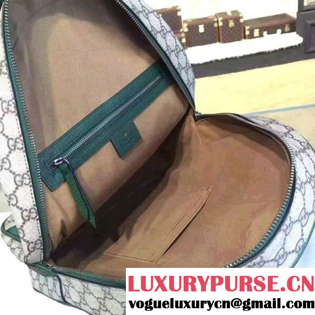 Gucci GG Supreme Canvas Backpack With Beatle Print (2A010-7021728 )